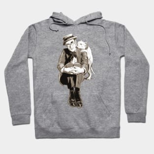 Harold Lloyd - An illustration by Paul Cemmick Hoodie